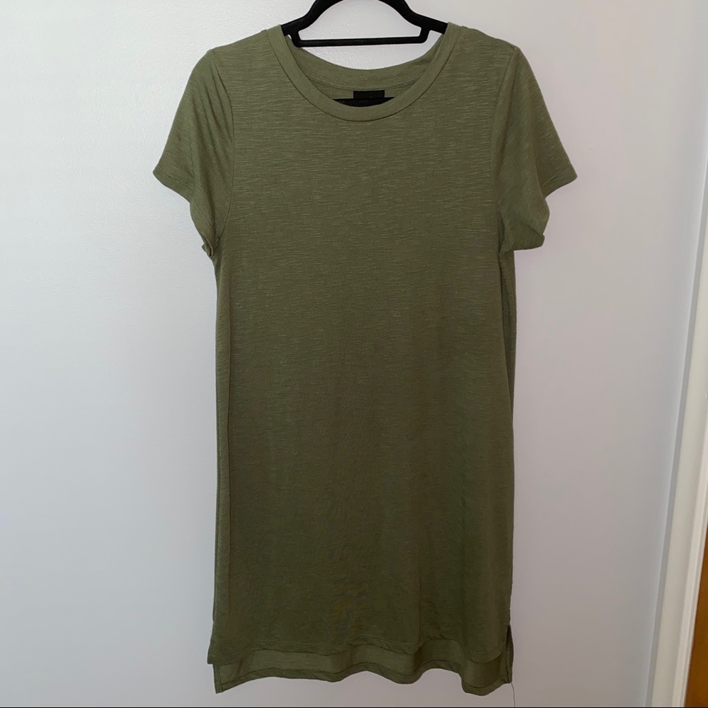 Target Mossimo olive green T-shirt dress size medium